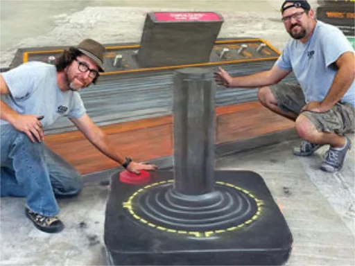 3D chalk art atari