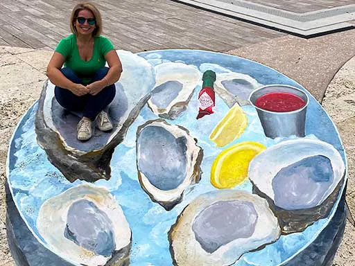 3D chalk art Palm Beach Restaurant Week Jupiter